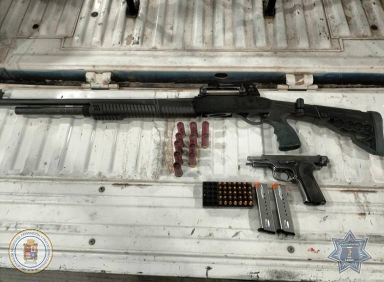 hombre armado detenido en León