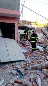 Atención a deflagración en Lomas de Vista Hermosa